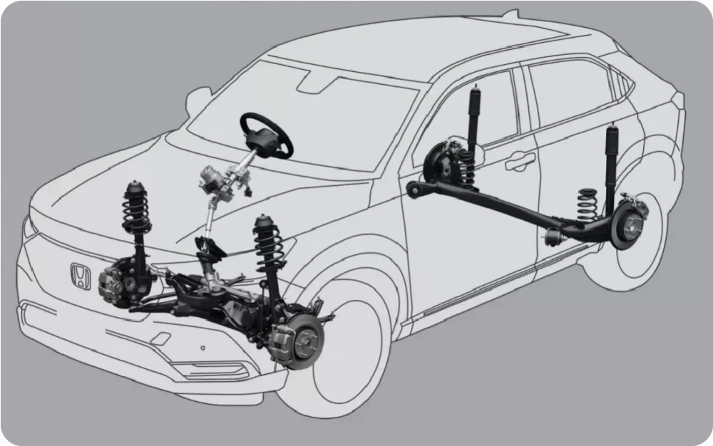 Honda HR-V eHEV Suspension